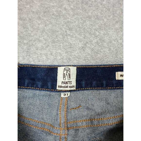 Hiroshi Kato Mens Size 31X27 The Pen Slim Jeans Tyler Wash - Picture 3 of 15